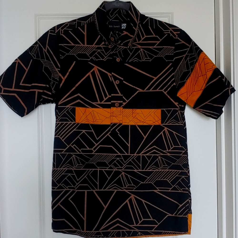 Sig Zane Mens Aloha Short Black Pullover XS